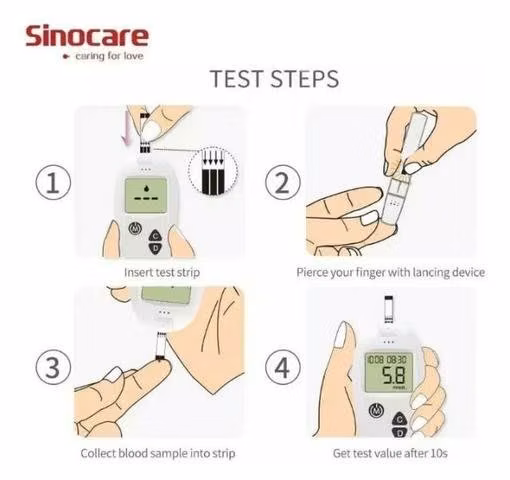 Glucometro Medidor De Glucosa+50 Tiras+50 Lancetas