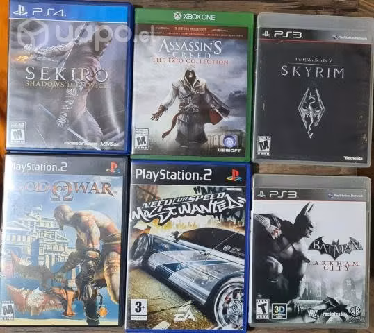 Juegos de diferentes consolas