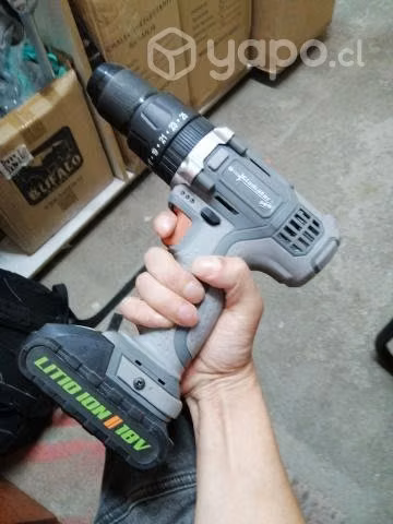 Taladro inalambrico gladiator con batería de 18v y - Imagen 2