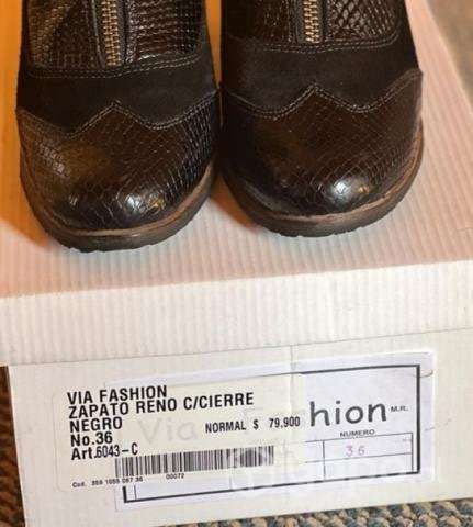 Zapato taco cuero - Imagen 2