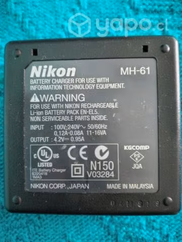 Nikon adaptador mh-61 ( bateria en-el5