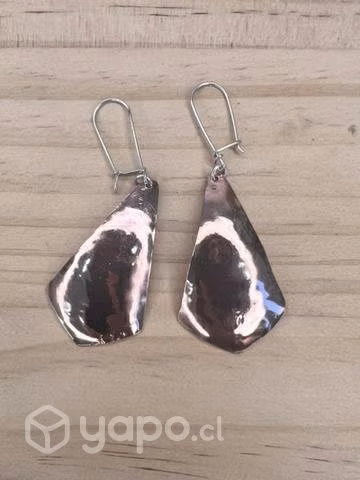 Aros artesanales de Alpaca- Cobre-Bronce - Imagen 4