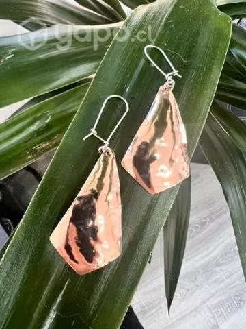 Aros artesanales de Alpaca- Cobre-Bronce - Imagen 6