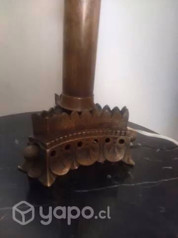 Lámpara bronce antigua