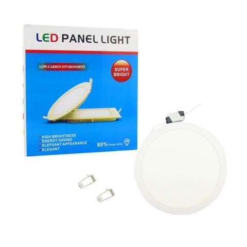 Foco LED Panel De 24 Watts Luz Calida 220 V - Imagen 4