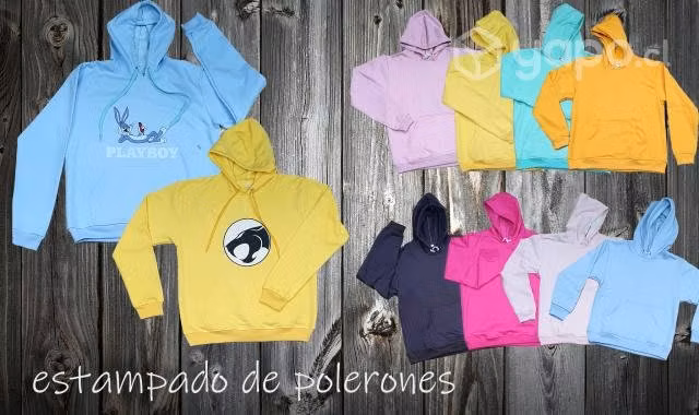 Polerones personalizados (estampados)