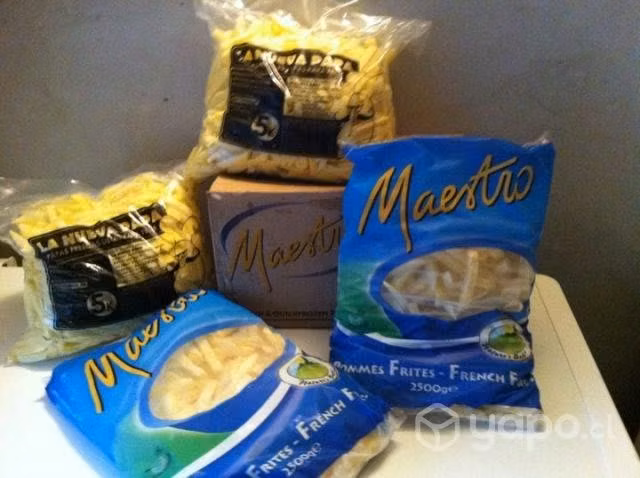 Papas prefritas congeladas