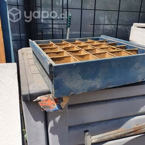 Caja multiuso madera Trupan 49X49X13 cm