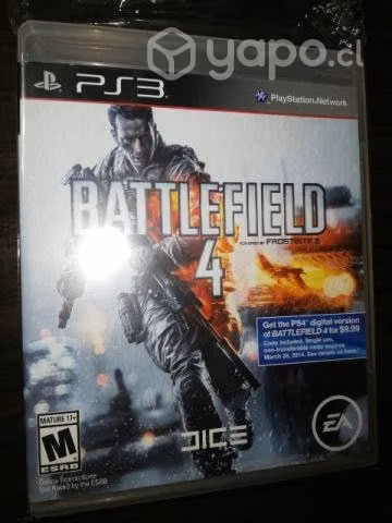 Battlefield 4. ps3. hablado en español.