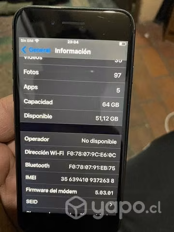 IPhone 8 impecable único dueño 64 gigas