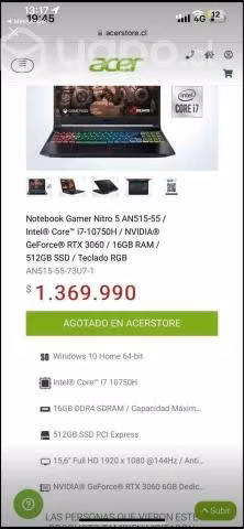 Acer Nitro 5 AN515-55 RTX 3060 6GB 144Hz