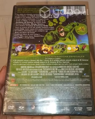DVD green lantern Caballeros Esmeralda