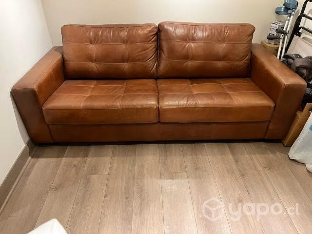 Sillon 3 cuerpos cuero Rosen
