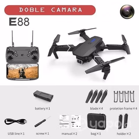 Drone Camara Hd Wifi 2.4 Ghz 100mts Vuelo 20 Min