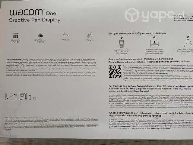 Tablet digitalizadora Wacom One