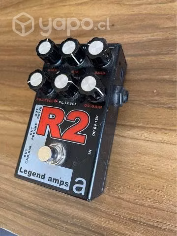 Pedal de Preamp distorsion R2 legend amps