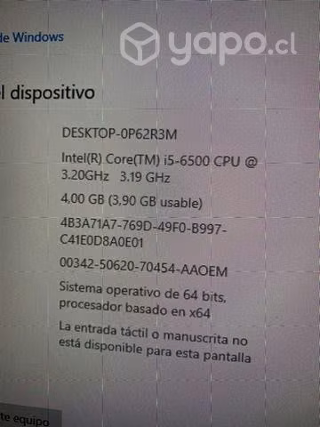 Hp prodesk 400 g3 sff