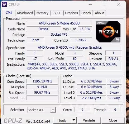 Notebook hp ryzen 5