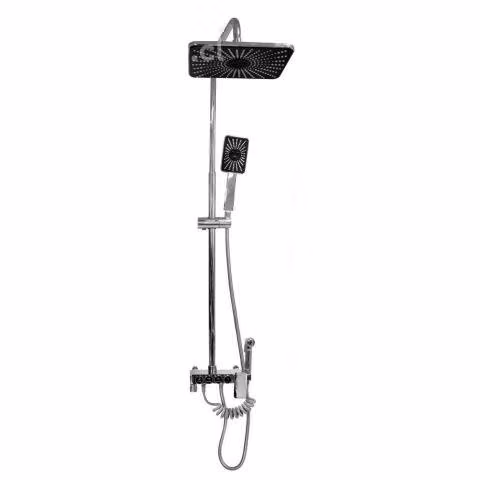 Moderna Base De Ducha Tina Cuadrada Con Llave