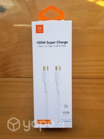 Cable USB-C a USB-C McDodo 100W Macbook