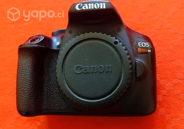 Cámara canon t6