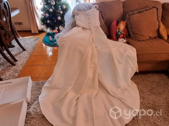 Vestido de Novia,, color Ibori, talla S