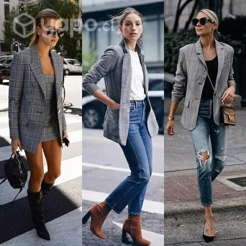 Blazer cuadritos - Imagen 4