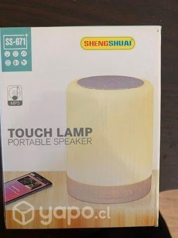 Parlante bluetooth touch lamp portabe speaker