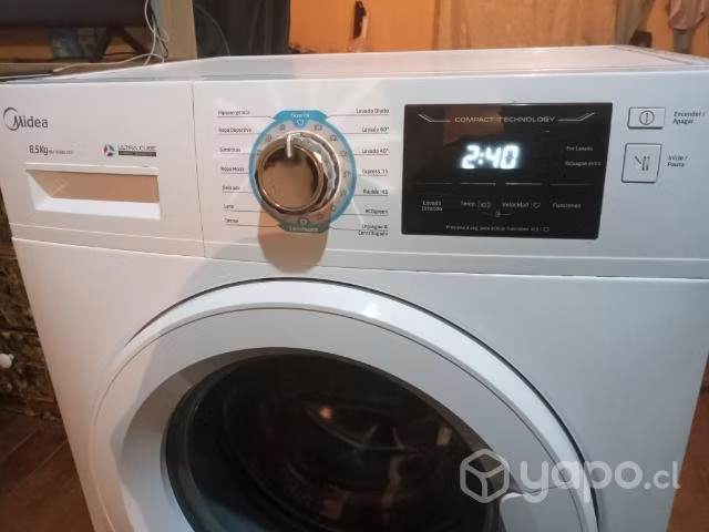 Lavadora midea 8,5 kilos en buen estado conv