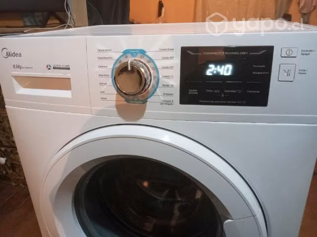 Lavadora midea 8,5 kilos en buen estado conv