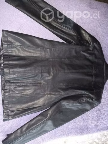 Chaqueta MA GRIFFEtalla 40 eco cuero negra