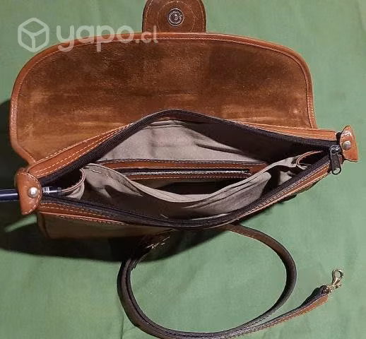 Bolso maletin de mano gianfranco asté cuero 100%