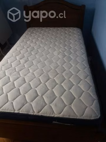 Cama 1plza 1/2.+ mesa plegable