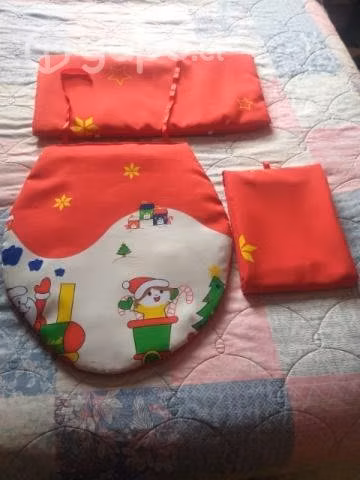 Juego de baño hecho a mano, 3 piezas