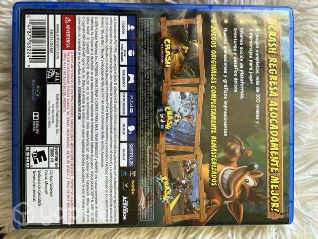 Juego de play Crash ps4 - Imagen 2