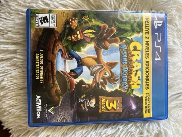 Juego de play Crash ps4
