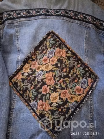 Chaqueta customizada de mezclilla