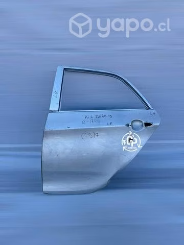 Puerta trasera lh kia morning 2012 2017