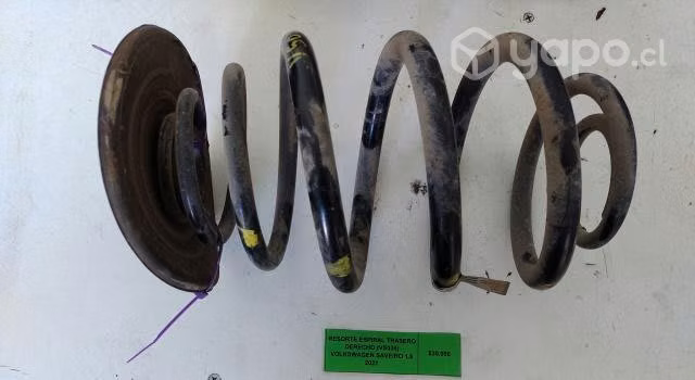 Resorte Espiral Trasero Derecho (VS036) Volkswagen