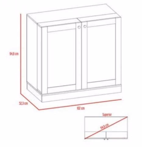 Mueble bar nuevo