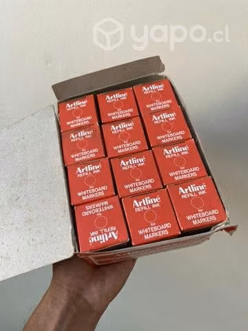 12u tintas rojas para plumón recargable
