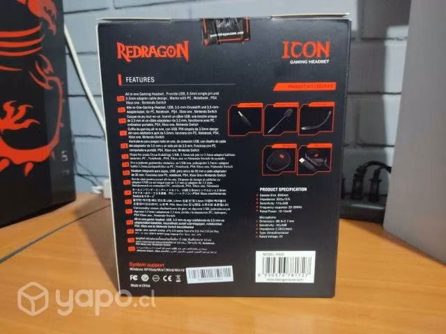 Audifonos Gamer Redragon Icon H520 - Imagen 2