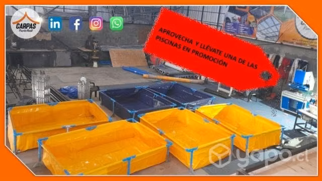 Piscina en tela PVC