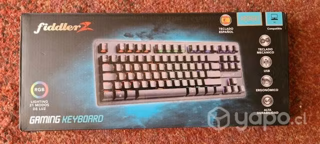 Teclado gamer mecánico rgb nuevo
