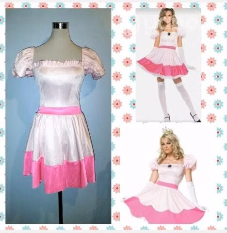 Disfraz princesa peach