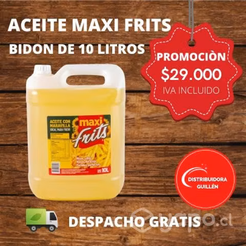 Aceite Maxi fritz 10 litros