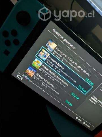 Nintendo Switch OLED + 7 Juegos (SIN CAJA) - Imagen 2