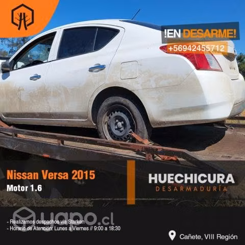 Columna direccion nissan versa 2015