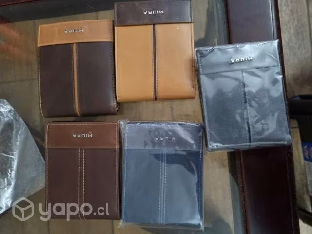 Billeteras de lujo,marca miura 100% cuero. - Imagen 2