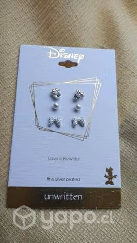 Aros de plata Disney